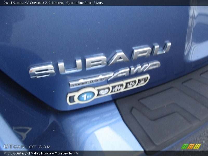 Quartz Blue Pearl / Ivory 2014 Subaru XV Crosstrek 2.0i Limited
