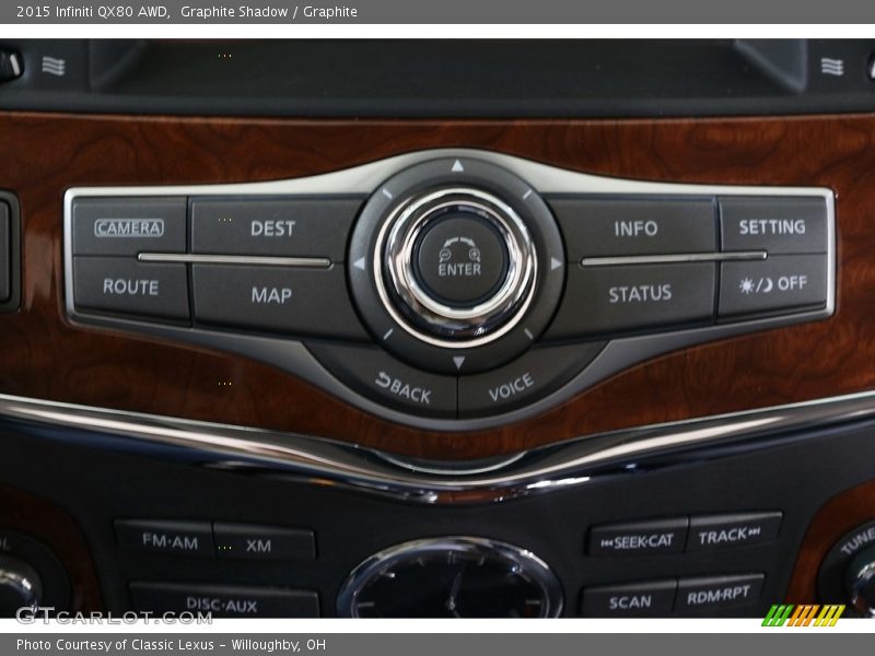 Controls of 2015 QX80 AWD