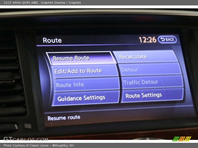Graphite Shadow / Graphite 2015 Infiniti QX80 AWD