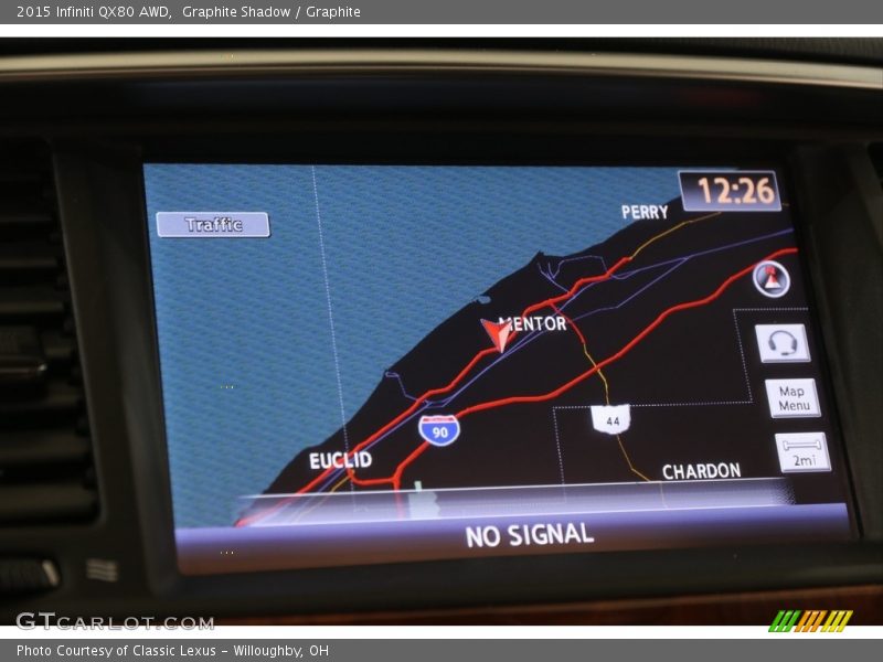 Navigation of 2015 QX80 AWD
