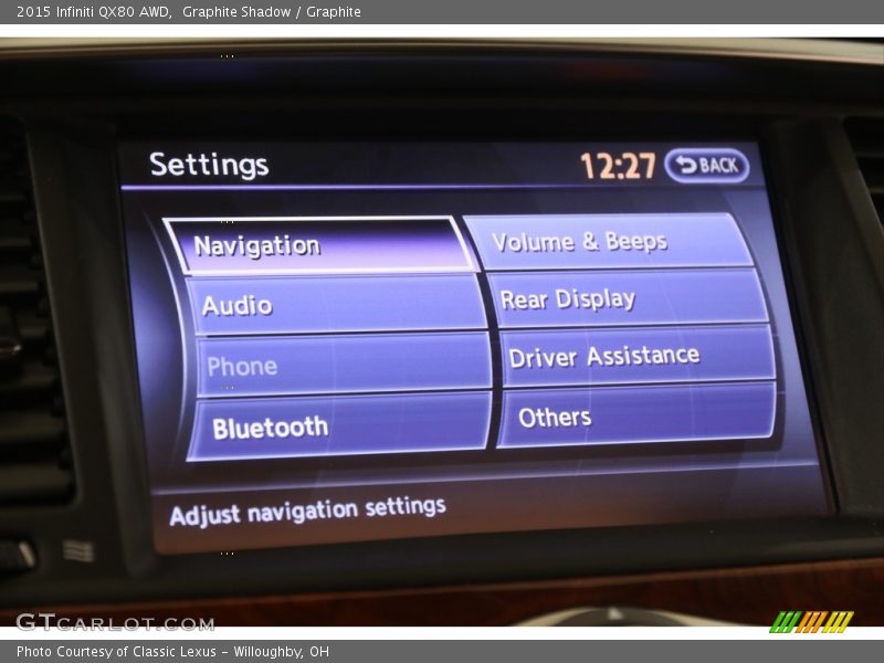 Graphite Shadow / Graphite 2015 Infiniti QX80 AWD