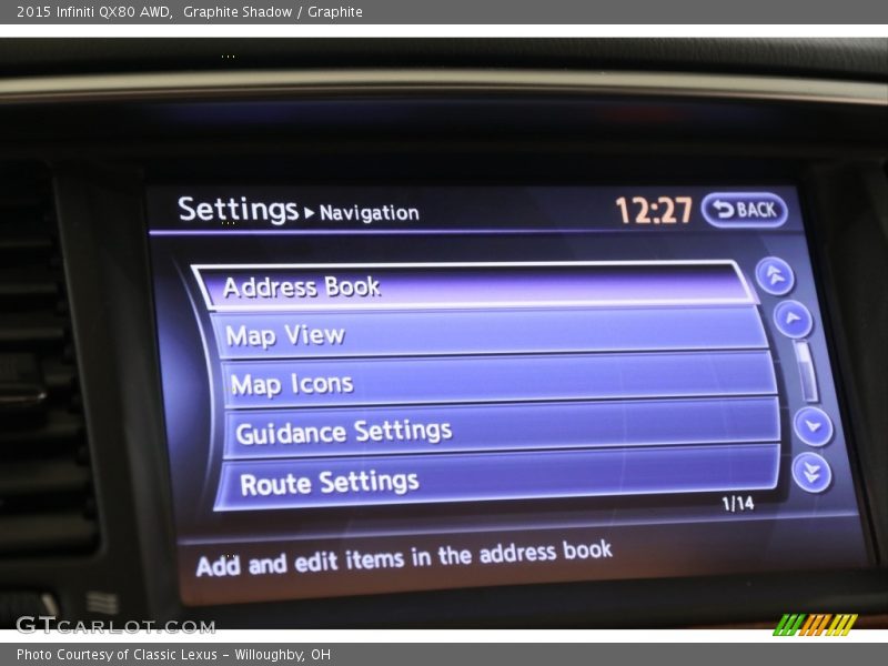 Graphite Shadow / Graphite 2015 Infiniti QX80 AWD