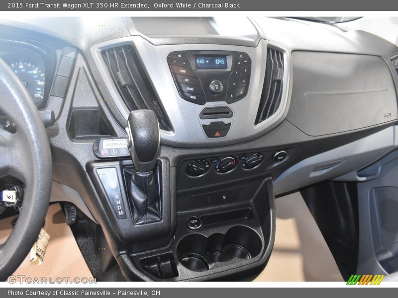 Oxford White / Charcoal Black 2015 Ford Transit Wagon XLT 350 HR Extended