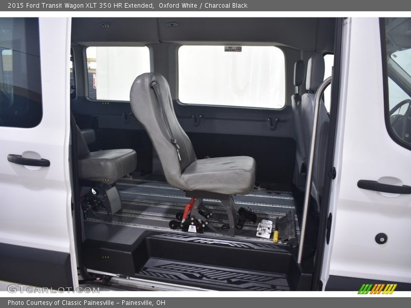 Oxford White / Charcoal Black 2015 Ford Transit Wagon XLT 350 HR Extended
