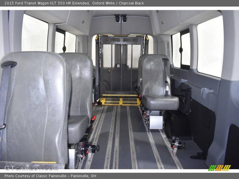 Oxford White / Charcoal Black 2015 Ford Transit Wagon XLT 350 HR Extended
