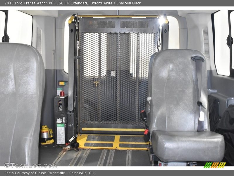 Oxford White / Charcoal Black 2015 Ford Transit Wagon XLT 350 HR Extended