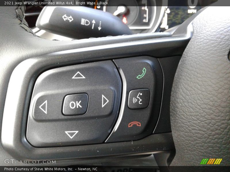 Bright White / Black 2021 Jeep Wrangler Unlimited Willys 4x4