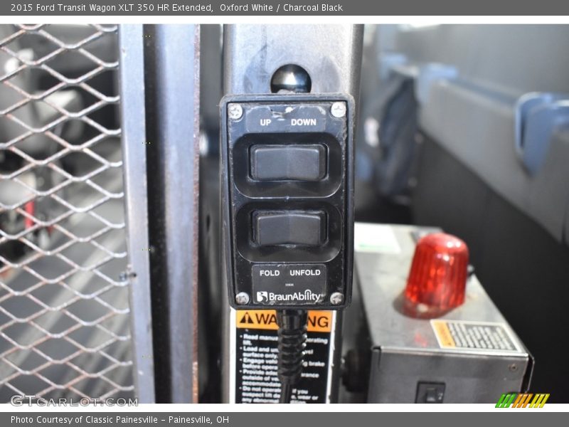 Oxford White / Charcoal Black 2015 Ford Transit Wagon XLT 350 HR Extended