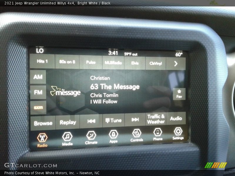Bright White / Black 2021 Jeep Wrangler Unlimited Willys 4x4