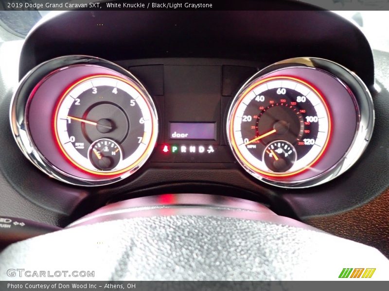 White Knuckle / Black/Light Graystone 2019 Dodge Grand Caravan SXT