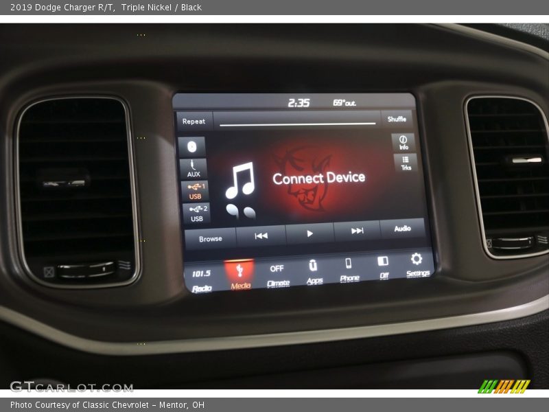 Triple Nickel / Black 2019 Dodge Charger R/T