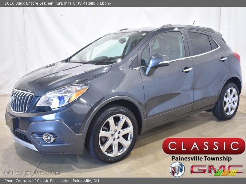 Graphite Gray Metallic / Ebony 2016 Buick Encore Leather