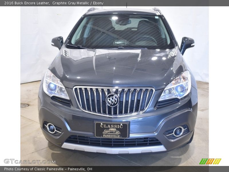 Graphite Gray Metallic / Ebony 2016 Buick Encore Leather