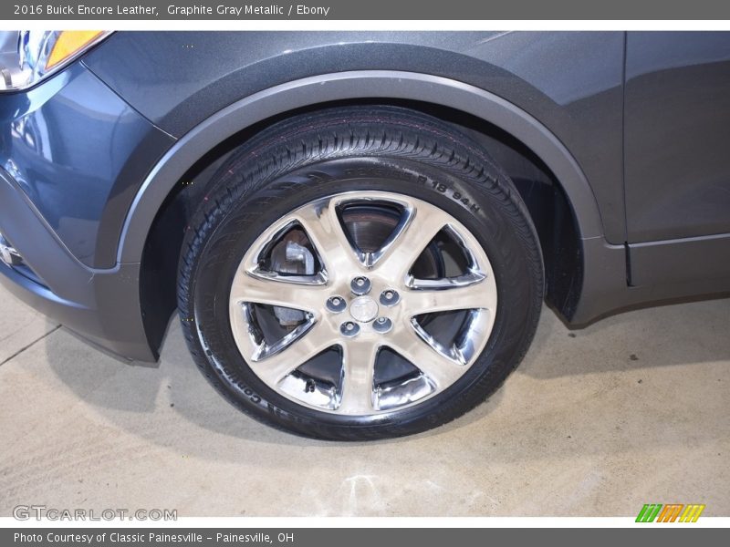 Graphite Gray Metallic / Ebony 2016 Buick Encore Leather