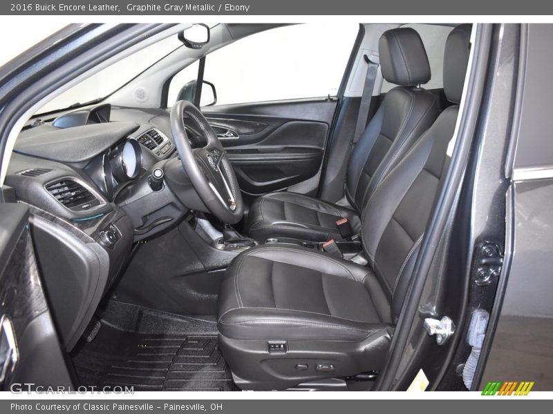 Graphite Gray Metallic / Ebony 2016 Buick Encore Leather