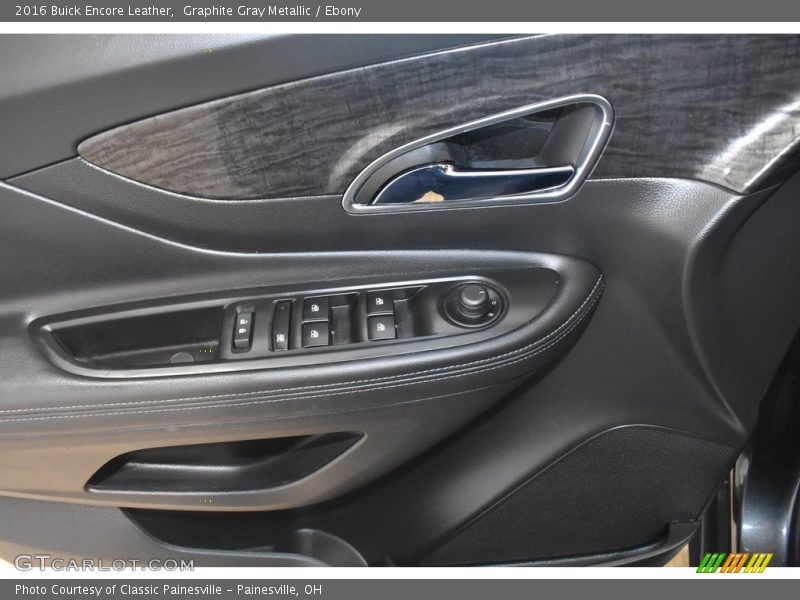 Graphite Gray Metallic / Ebony 2016 Buick Encore Leather