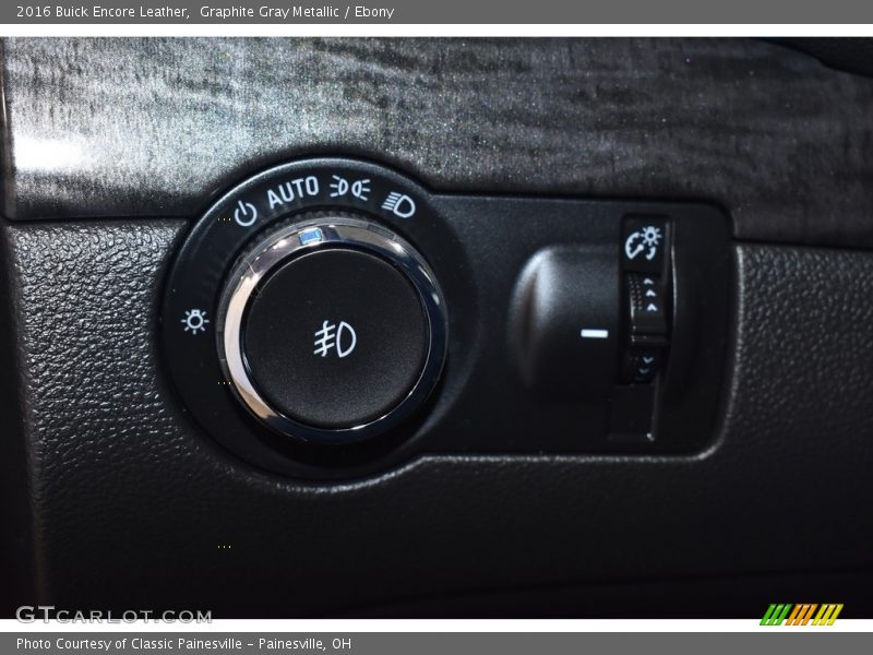 Graphite Gray Metallic / Ebony 2016 Buick Encore Leather