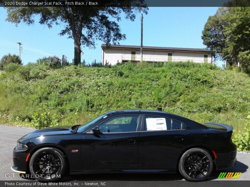 Pitch Black / Black 2020 Dodge Charger Scat Pack