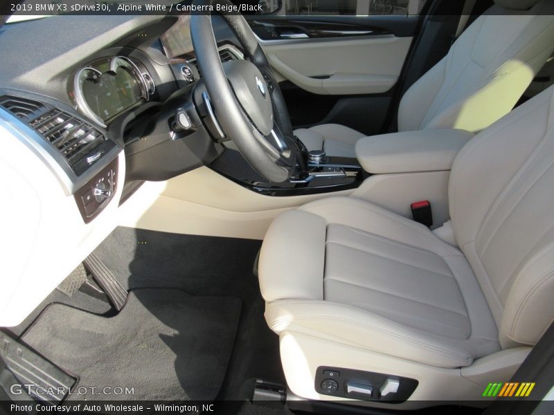 Alpine White / Canberra Beige/Black 2019 BMW X3 sDrive30i