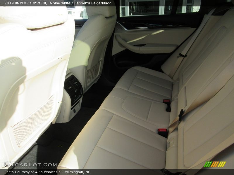 Alpine White / Canberra Beige/Black 2019 BMW X3 sDrive30i