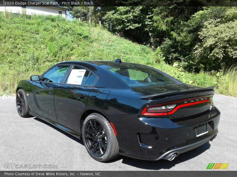 Pitch Black / Black 2020 Dodge Charger Scat Pack