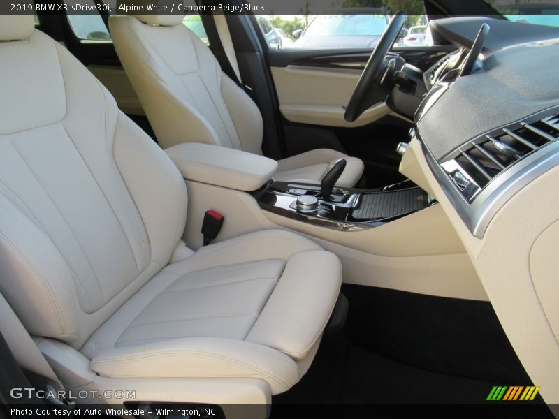 Alpine White / Canberra Beige/Black 2019 BMW X3 sDrive30i