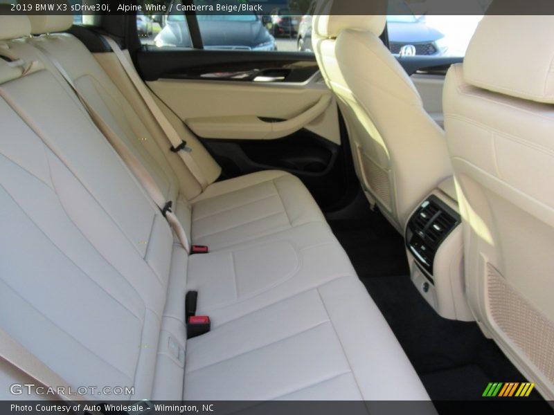 Alpine White / Canberra Beige/Black 2019 BMW X3 sDrive30i