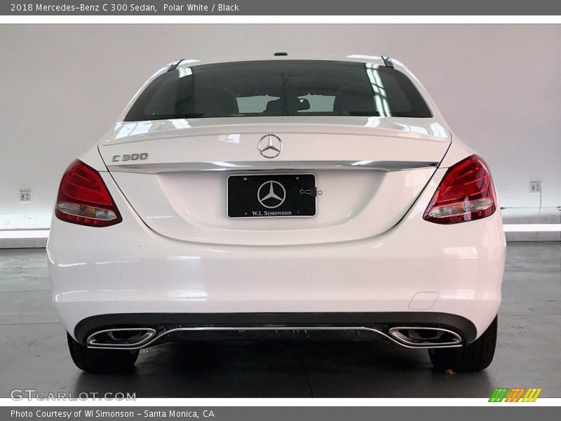 Polar White / Black 2018 Mercedes-Benz C 300 Sedan