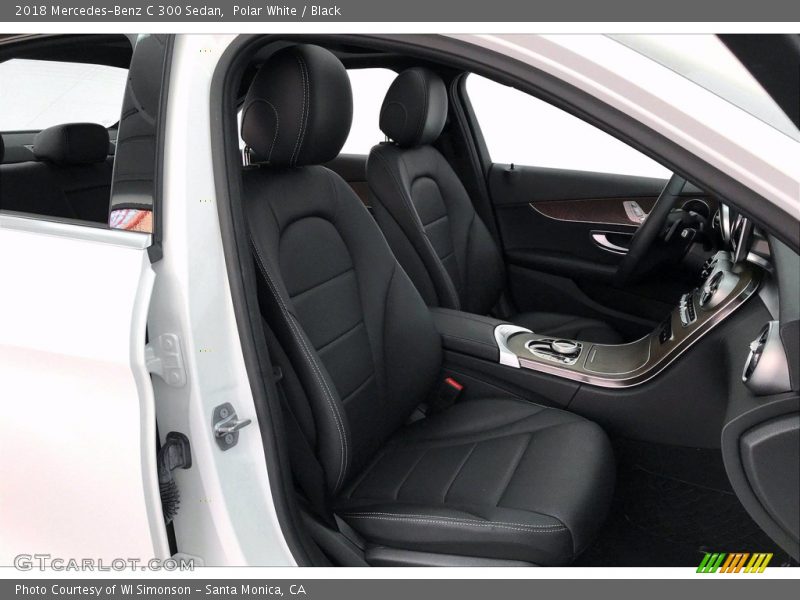 Polar White / Black 2018 Mercedes-Benz C 300 Sedan