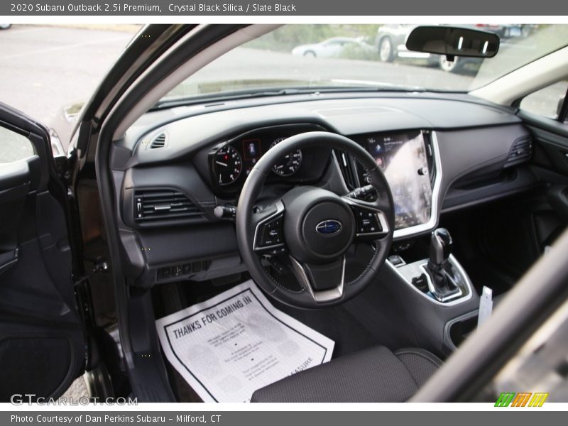 Crystal Black Silica / Slate Black 2020 Subaru Outback 2.5i Premium