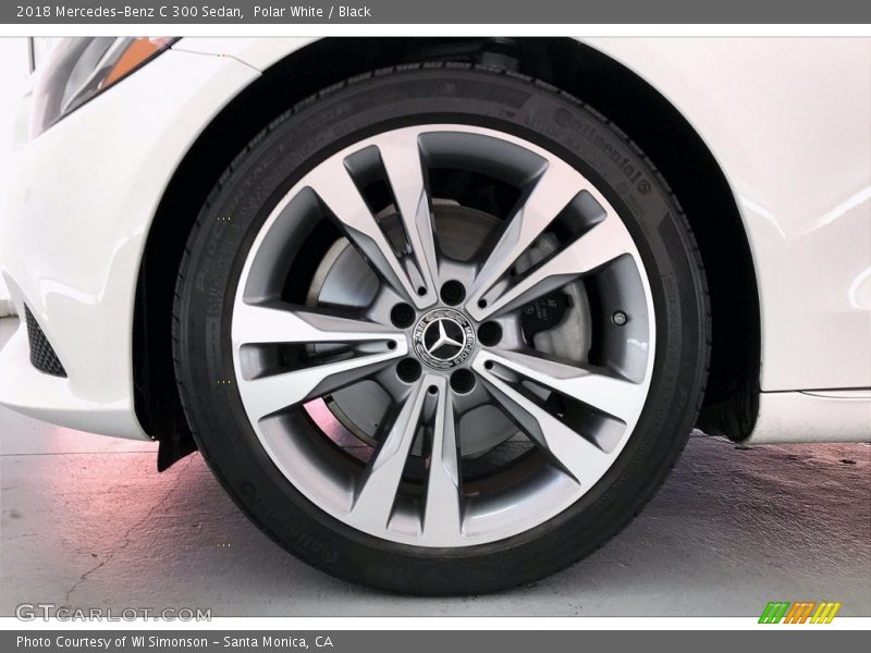 Polar White / Black 2018 Mercedes-Benz C 300 Sedan