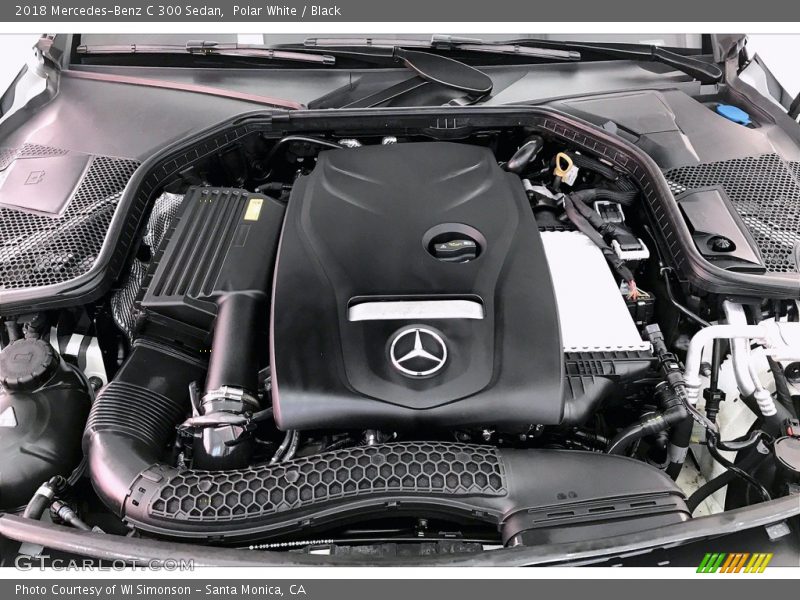 Polar White / Black 2018 Mercedes-Benz C 300 Sedan
