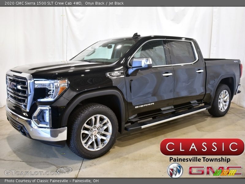 Onyx Black / Jet Black 2020 GMC Sierra 1500 SLT Crew Cab 4WD