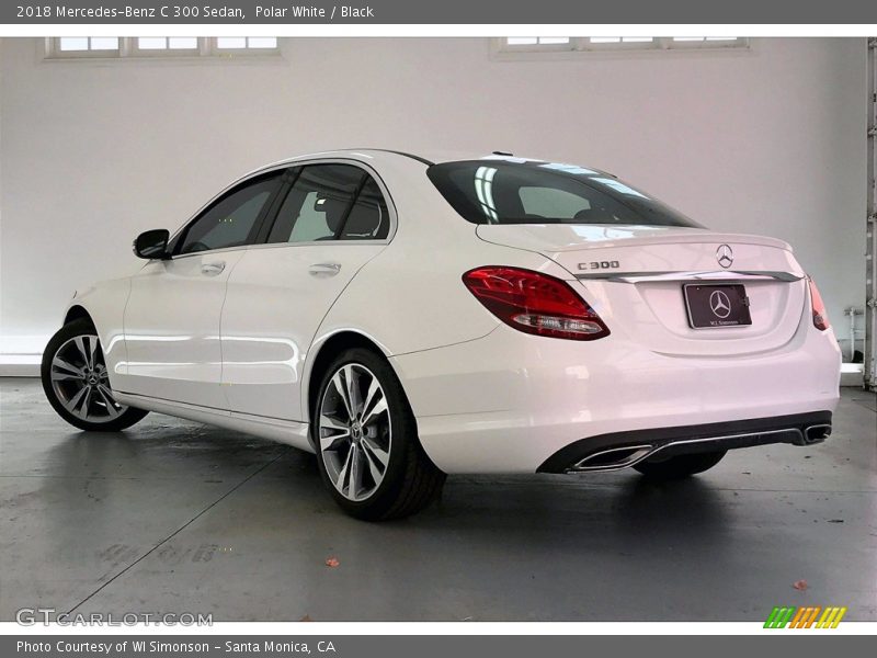 Polar White / Black 2018 Mercedes-Benz C 300 Sedan