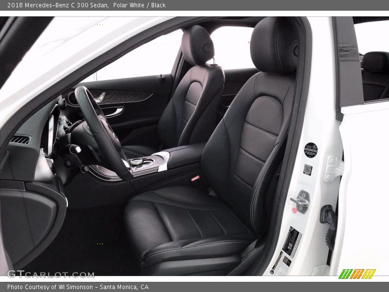 Polar White / Black 2018 Mercedes-Benz C 300 Sedan