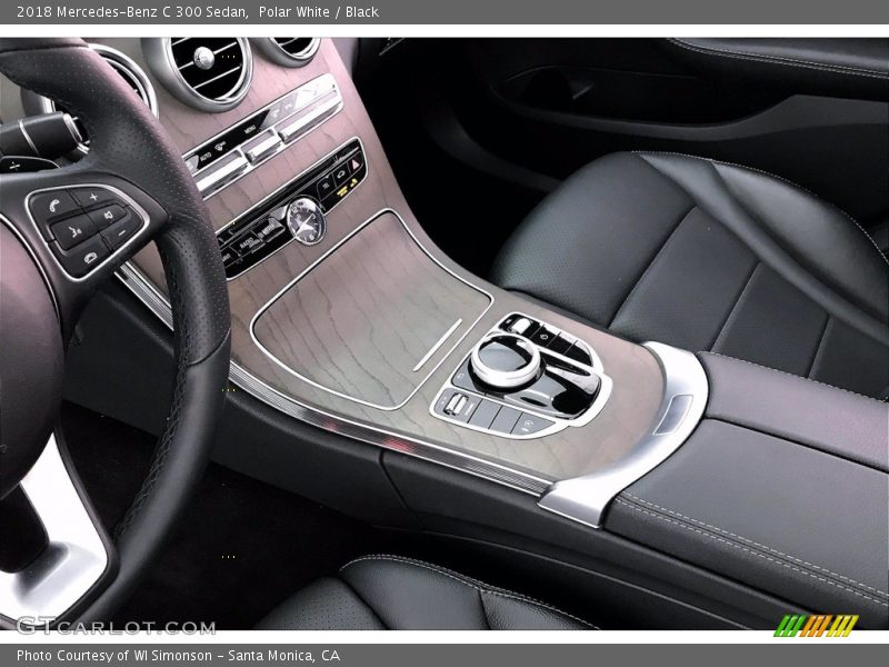 Polar White / Black 2018 Mercedes-Benz C 300 Sedan