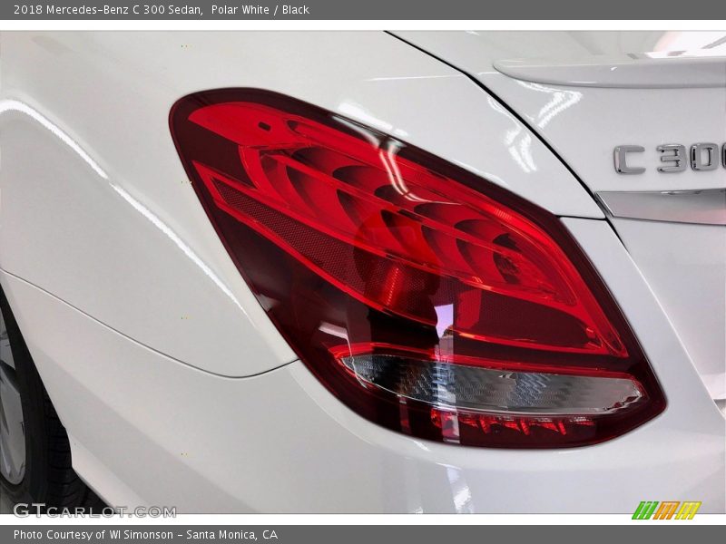 Polar White / Black 2018 Mercedes-Benz C 300 Sedan