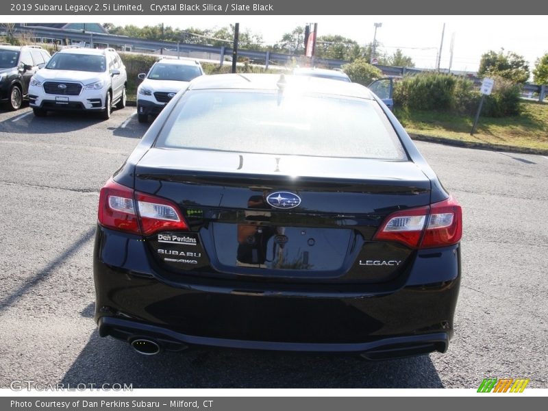 Crystal Black Silica / Slate Black 2019 Subaru Legacy 2.5i Limited