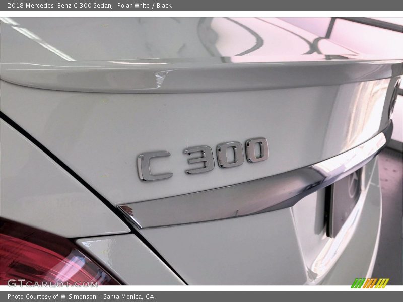 Polar White / Black 2018 Mercedes-Benz C 300 Sedan