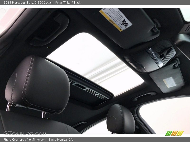 Polar White / Black 2018 Mercedes-Benz C 300 Sedan