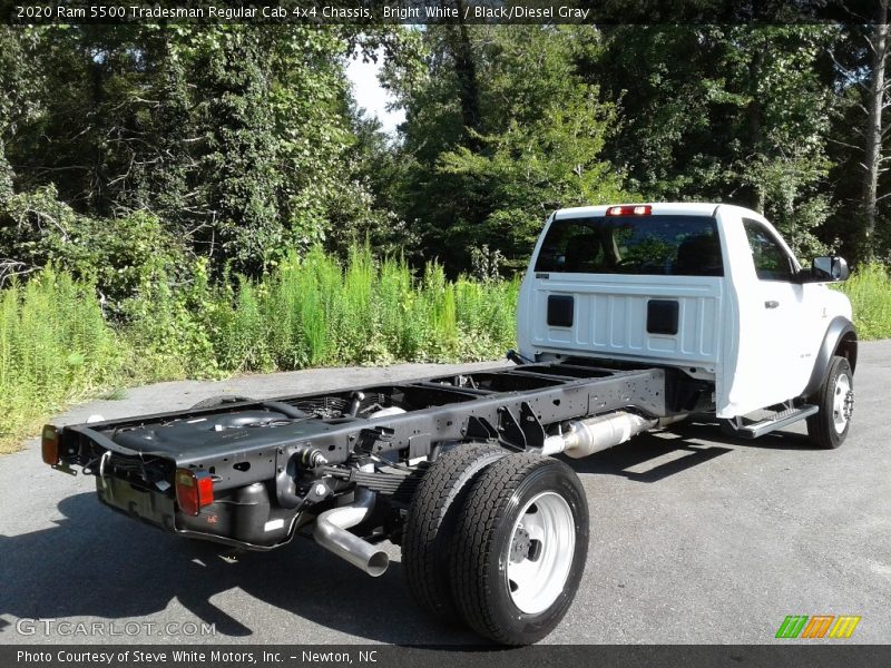 Bright White / Black/Diesel Gray 2020 Ram 5500 Tradesman Regular Cab 4x4 Chassis