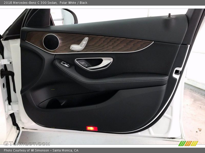 Polar White / Black 2018 Mercedes-Benz C 300 Sedan