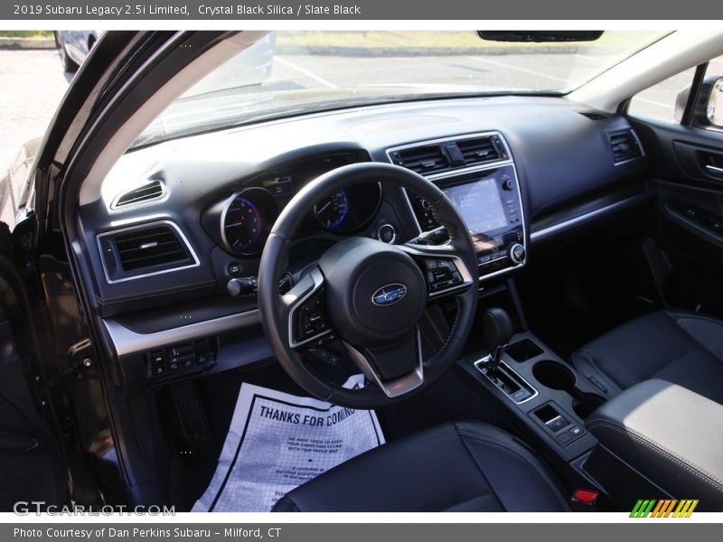 Crystal Black Silica / Slate Black 2019 Subaru Legacy 2.5i Limited