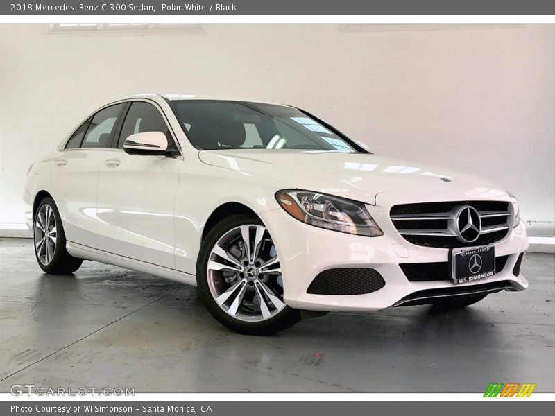 Front 3/4 View of 2018 C 300 Sedan