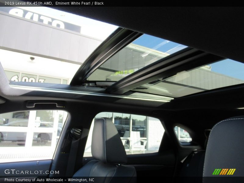Eminent White Pearl / Black 2019 Lexus RX 450h AWD
