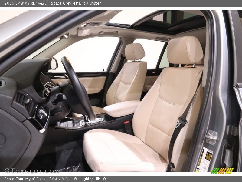 Space Grey Metallic / Oyster 2016 BMW X3 xDrive35i