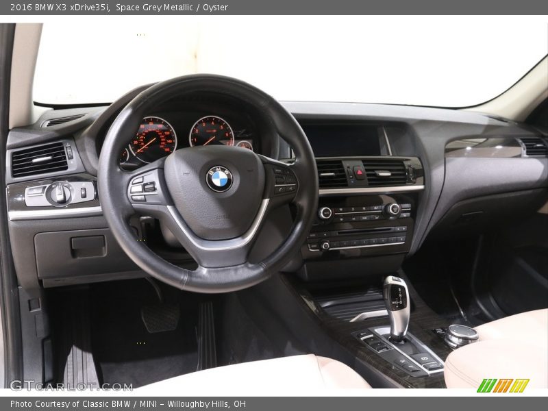 Space Grey Metallic / Oyster 2016 BMW X3 xDrive35i