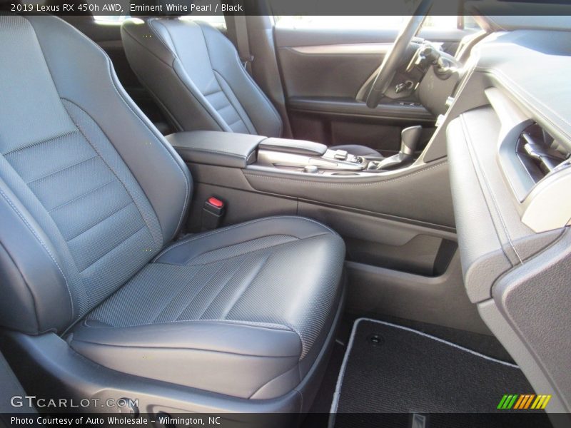 Eminent White Pearl / Black 2019 Lexus RX 450h AWD
