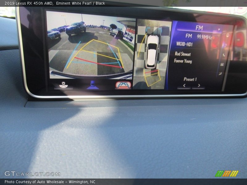 Eminent White Pearl / Black 2019 Lexus RX 450h AWD
