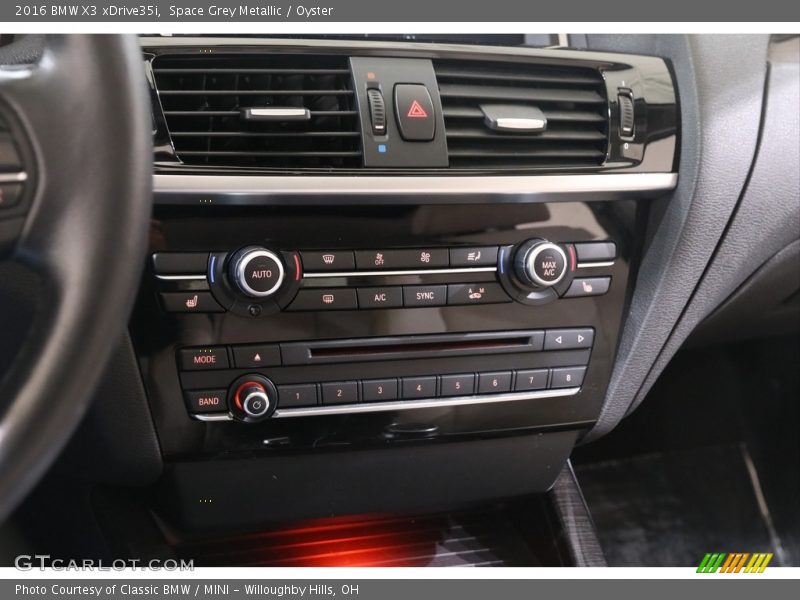 Space Grey Metallic / Oyster 2016 BMW X3 xDrive35i